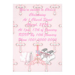 Girls Christening Wish Personalized Invitation