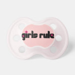 Girls Rule Baby Pacifier