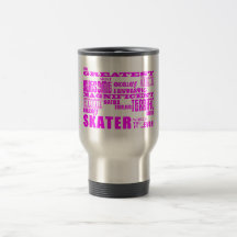 Girls Skaters : Pink Greatest Skater Coffee Mug