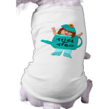 Girls Trick-or-Treat Dog Pet Shirt