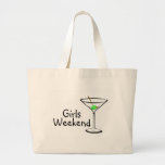 Girls Weekend Martini Canvas Bags