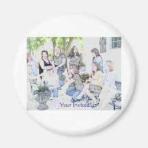GirlsOinvite Refrigerator Magnet