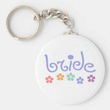 Girly-Cue Bride Key Chains