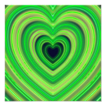 Girly Cute Neon Heart Design Photo