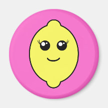 girly lemon magnet