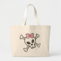 girly skull bag