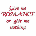 Give me ROMANCE -embroidered golf shirt Polo