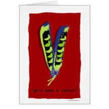 "give peas a chance" cards