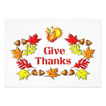GIVE THANKS ANNOUNCEMENT