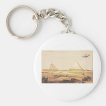 Giza Spaceship Key Chains