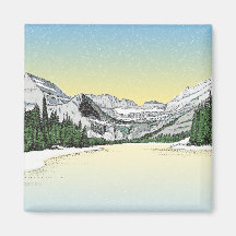 Glacier National Park Magnets