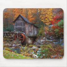 Glade Creek Grist Mill Mouse Mats