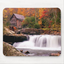 Glade Creek Grist Mill Mouse Pad