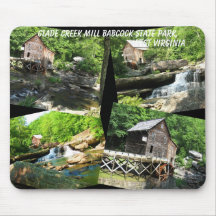 GLADE CREEK MILL AT BABCOCK STATE PARK WEST VA.- MOUSE PADS
