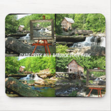 GLADE CREEK MILL AT BABCOCK STATE PARK WEST VA.- MOUSE PADS