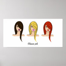 'Glamour girls' poster