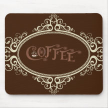 Glamourous Coffee Mouse Mat