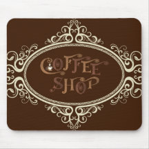 Glamourous Coffee Shop Mousemat
