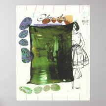 Glamourous Paper Gowns Poster