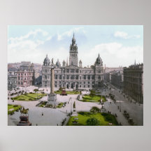 Glasgow George Square Posters