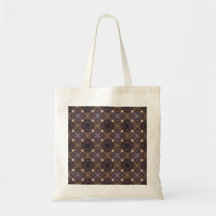 Glass abstract pattern tote bags