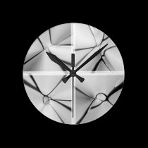 Glass design wall clocks