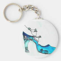Glass Slipper Keychain