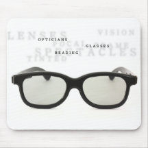 Glasses and vision mouse pads