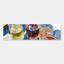 Glasses Beers Bumper Sticker