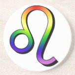 GLBT Leo Beverage Coaster