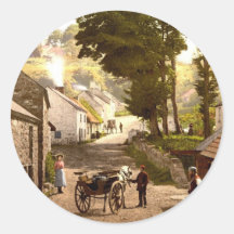 Glencoe Village_Ireland Round Stickers