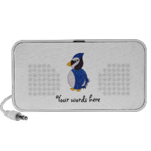 Glitter blue jay speaker system