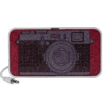 Glitter Camera Mini Speaker