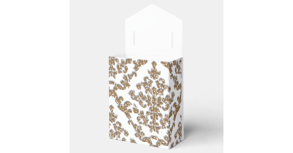... Damask Wedding Favour Christmas Gift Box Party Favour Boxes Zazzle