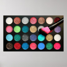 Glitter Makeup Palette Poster