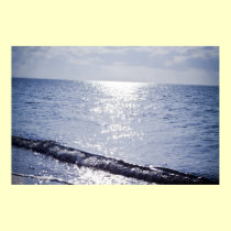 Glittery  ocean posters