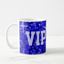 Glitz Blue 'VIP DAD' mug