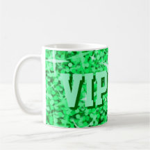 Glitz Green 'VIP DAD' mug