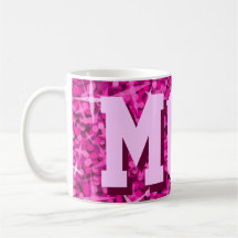 Glitz Pink 'MOM' mug