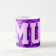 Glitz Purple 'MUM' mug