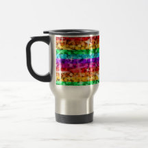 Glitz Rainbow travel/commuter mug