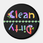 Glo Kids Clean Dirty Dishwasher Magnet