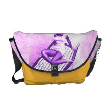 Global warming is fun! messenger bags
