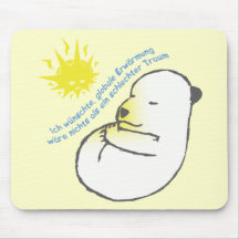 Globale Erwärmung Mousepads