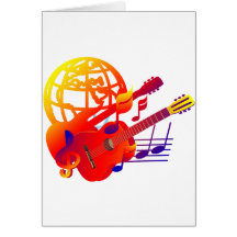 Globe guitars gradient card