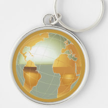 Globe Keychain