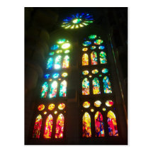 Glorious Stained Glass Windows Post Cards