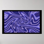 glow blue posters