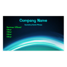 Glowing business Card