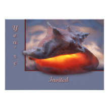 Glowing Conch Custom Announcement